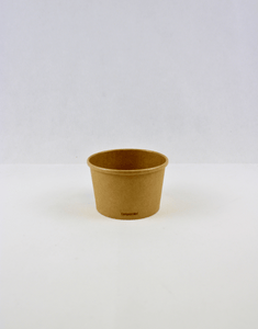 Aqueous 8oz Kraft Round Soup Containers