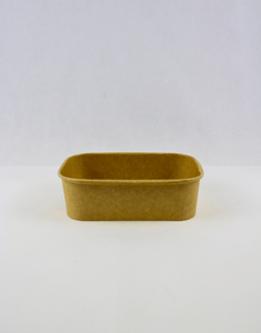 Aqueous Kraft Rectangle Containers 650ml